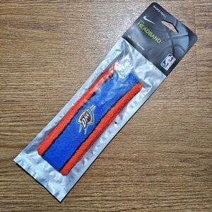 Nike Boston OKC Thunder Headband Dri-Fit Blue Orange Black Holgrem Giddey SGA